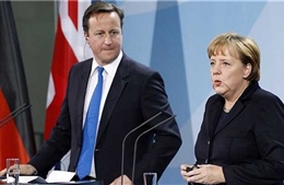 Anh-Đức giảm kỳ vọng vào cuộc gặp Cameron-Merkel 